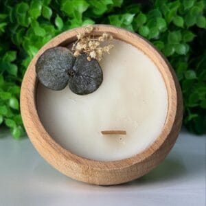 Ahşap Mum (Kütük Mum)